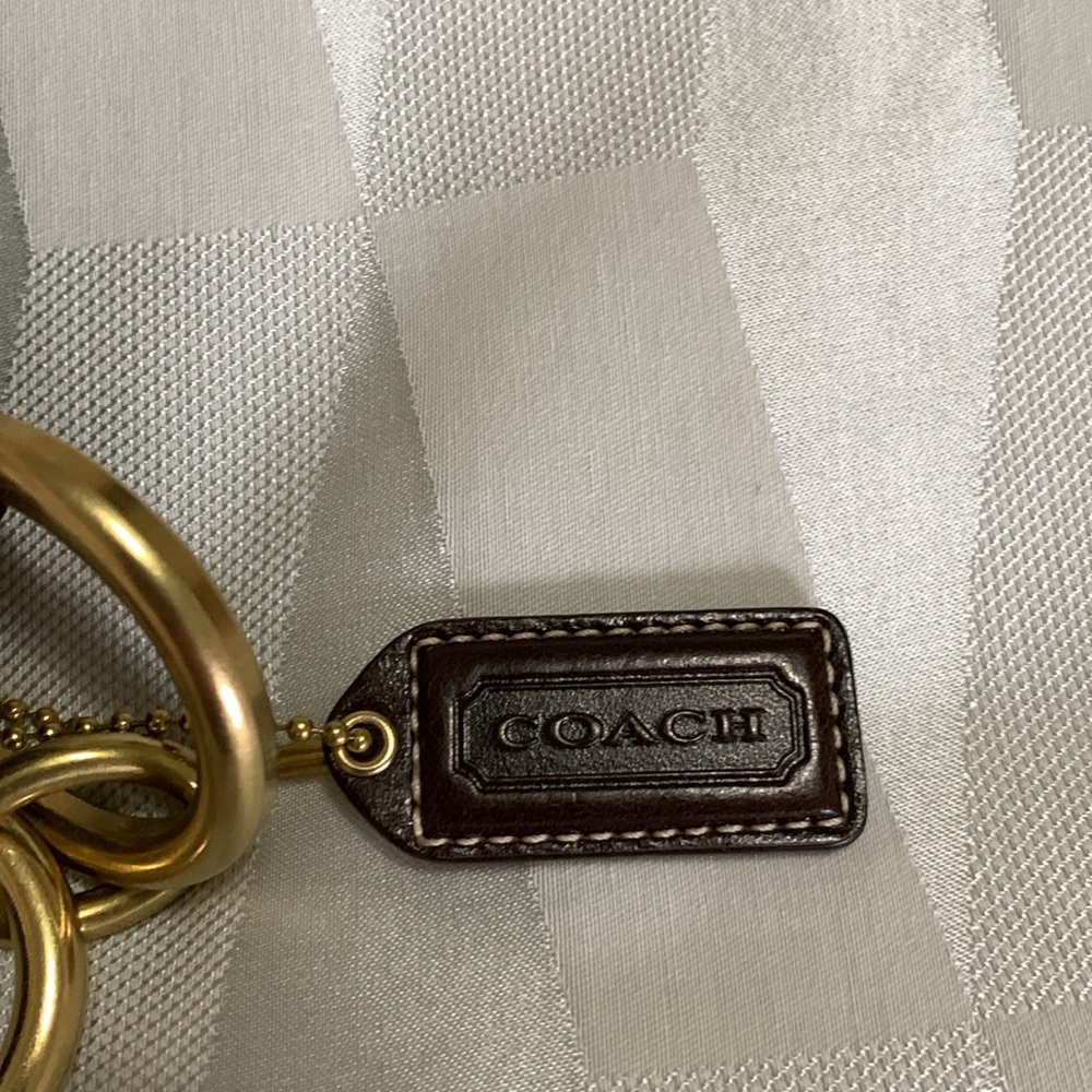 NWOT Vintage/Collector's Coach Signature Suede Studded Shoulder Bag - Picture 7 of 16